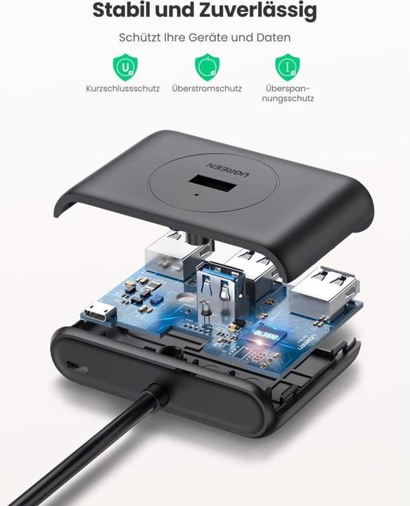 Produktbild Ugreen 40850 (USB-C, USB-A, 4 Ports)