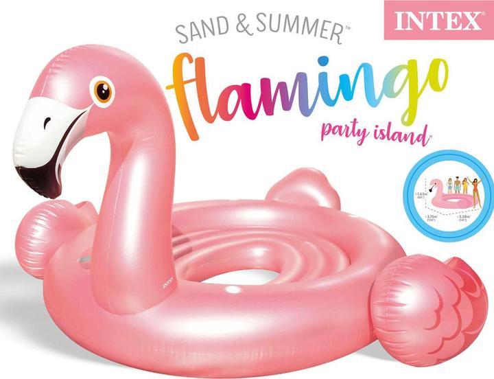 Actual product image Intex Flamingo Party Island