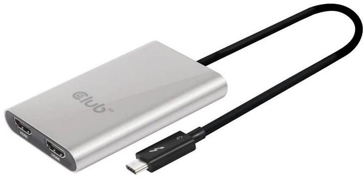 Produktbild Club 3D Thunderbolt 3 auf Dual HDMI 2.0 (HDMI, 20 cm)