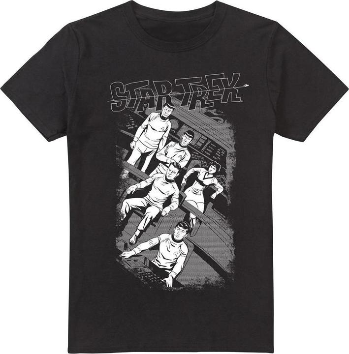 Actual product image Mens Tilted Bridge Retro T-Shirt (4XL)