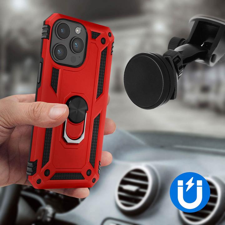 Produktbild Avizar Stossfeste Handyhülle mit Ring Series (Apple iPhone 15 Pro Max)