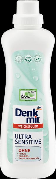Actual product image dm Denkmit Fabric softener Ultra Sensitive (40 Washing cycles, Liquid)