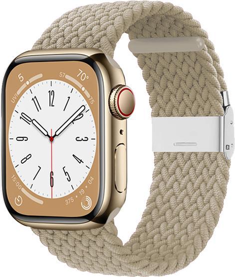 Produktbild Crong Wave Band – Geflochtenes Armband für Apple Watch 38/40/41 mm (Stein ohne) (Polyesterfasern, 3, 4, 9, Apple Watch Series 1)