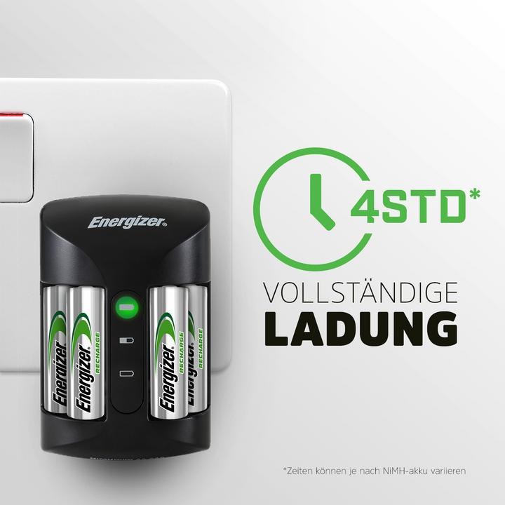 Image du produit Energizer Recharge Pro (4 pcs, AA, 2000 mAh, Piles rechargeables + chargeur)