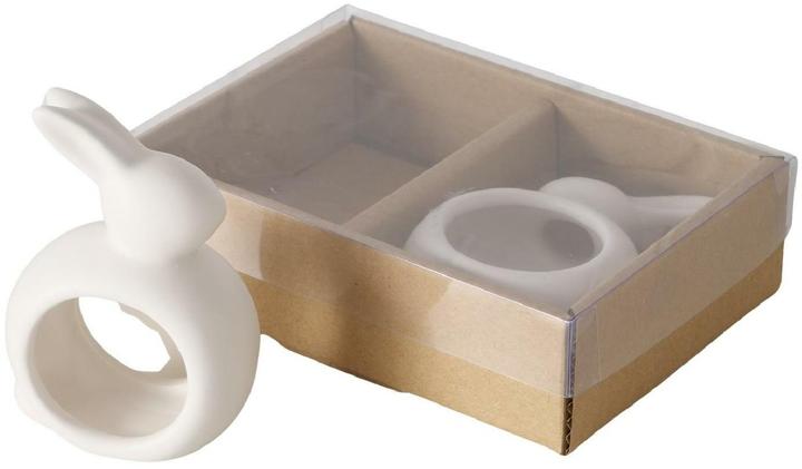 Image du produit Boltze Home Serviettenhalter Hase Mercy, 2-teilig, Keramik (2 x)