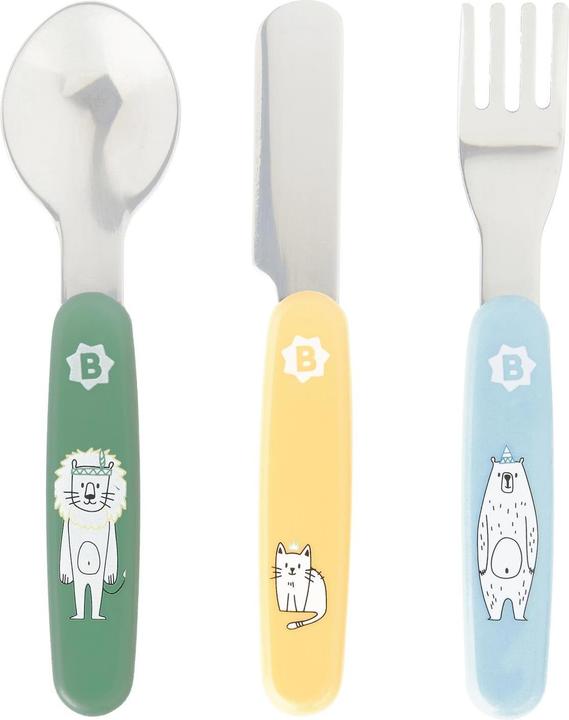 Badabulle Set de couverts pour enfants 3 pièces