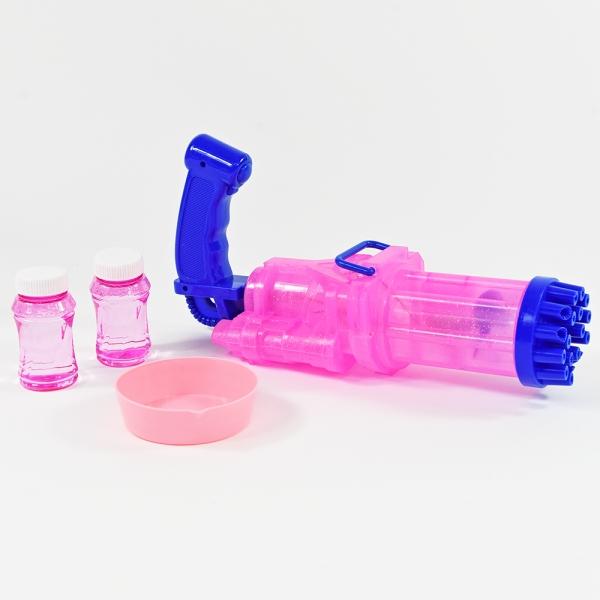 Actual product image Kögler Bubble Bazooka, 2x 50ml bubble liquid, 30x10x16cm