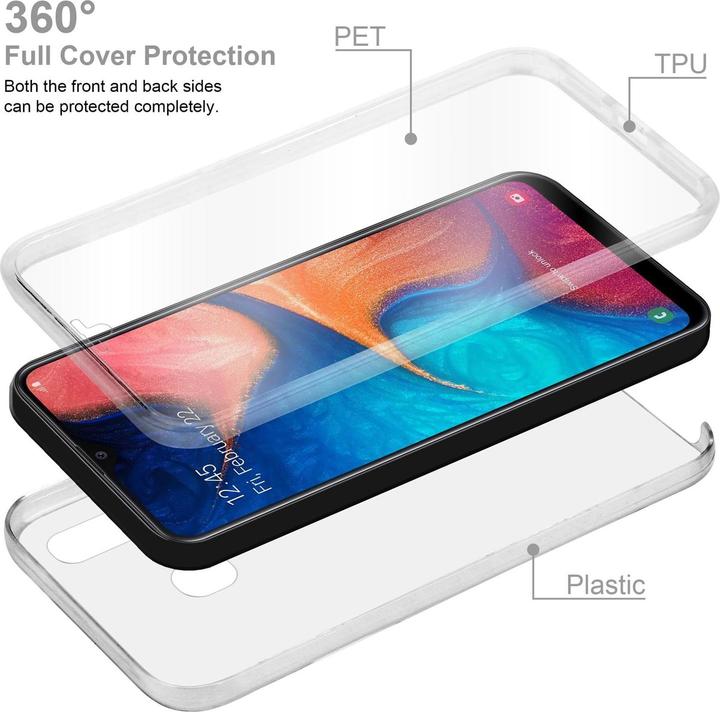 Productafbeelding Cadorabo TPU 360 graden hoesje (Samsung Galaxy A20, TCL A30, Samsung Galaxy M10)