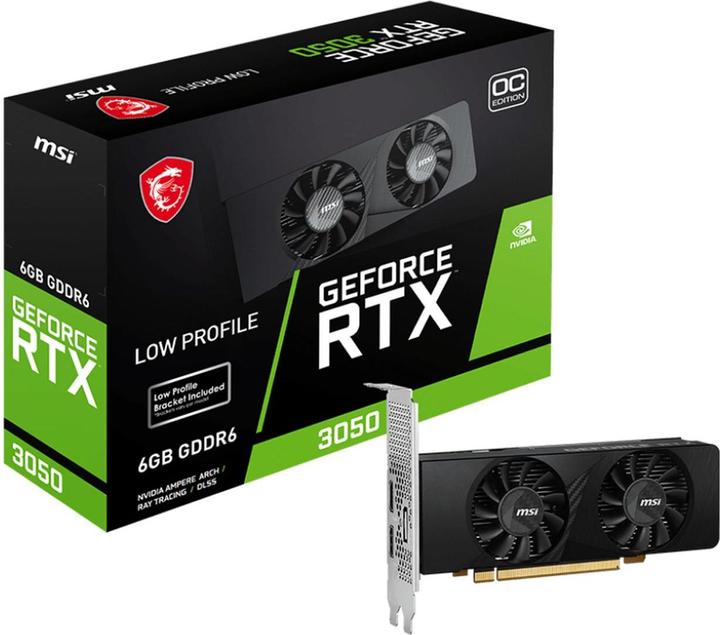 Actual product image MSI GeForce RTX 3050 LP (6 GB)