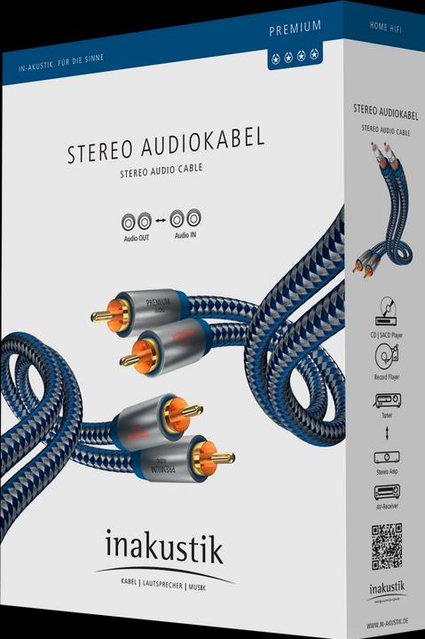Actual product image Inakustik Premium stereo connection (1.50 m, Cinch)