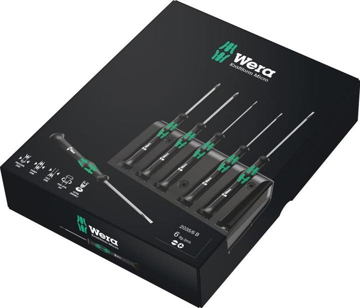 Immagine prodotto Wera 2035/6 B Rack (Viti con testa a intaglio, Fessura croce Phillipps (PH))