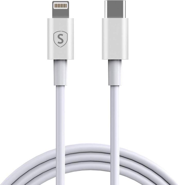 Actual product image SIGN USB-C to Lightning Cable 2.1A 0.25m - White (0.25 m)