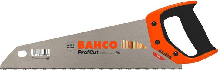 Bahco ProfCut hand saw in toolbox format for fine to medium-thick materials, 11/12 tpi 375 mm