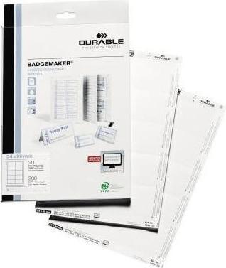 Actual product image Durable Replacement labels
