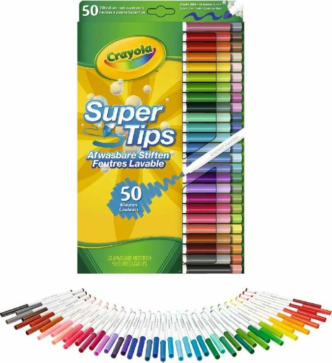 Produktbild Crayola Super Tips (Mehrfarbig, 50 x)