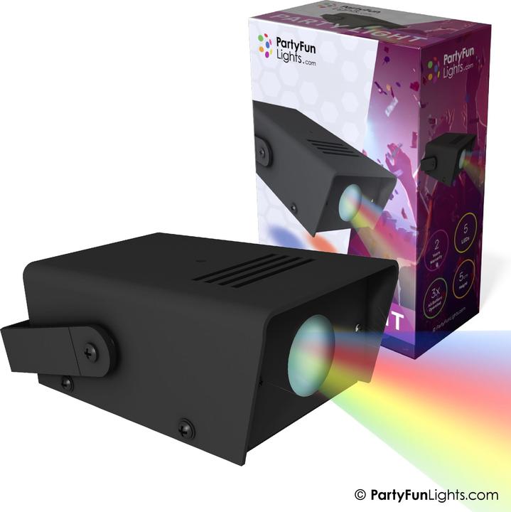 Image du produit PartyFun Lights Party Fun Lights - Mini projecteur disco lamp - 12.5cm