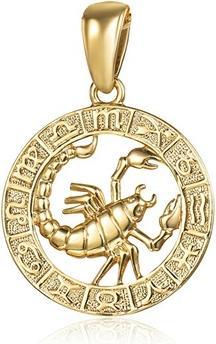 JVD Gold-plated Scorpio pendant SVLP0713XH2GOSC