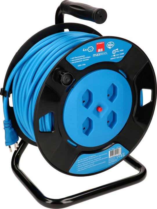 Max Hauri maxReeL 4x type 13, H05VV-F3G1.5 (50 m, 1.50 mm²² mm)