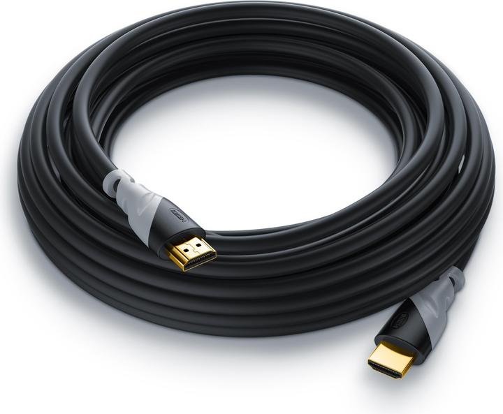 Produktbild CSL HDMI Kabel 2.0b - 4k Ultra HD 2160p - High Speed - 3D Ready - 3 fach geschirmt - HDMI 2.0b 2.0a 2.0 (15 m, HDMI)