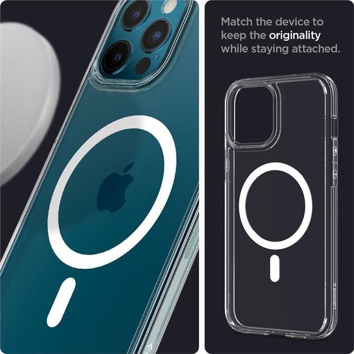 Immagine prodotto Spigen Crong ULTRA HYBRID MAG MAGSAFE IPHONE 12 PRO MAX Baltas (Apple iPhone 12 Pro Max)
