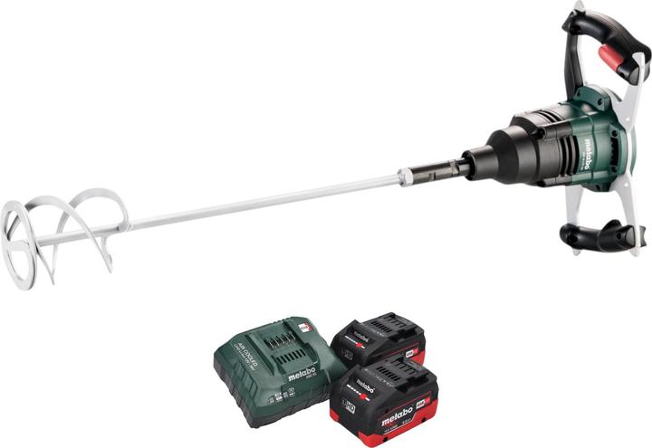 Metabo RW 18 LTX 120 Battery-powered agitator 18 V 40 l mixing capacity 2x LiHD battery 8.0 Ah + charger
