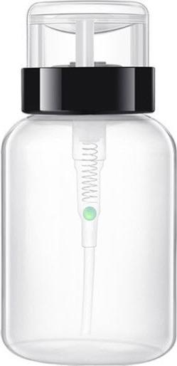 Vanessa Beauty Press Pumping Bottle Dispenser (Kunstnägel, Schwarz, Transparent)