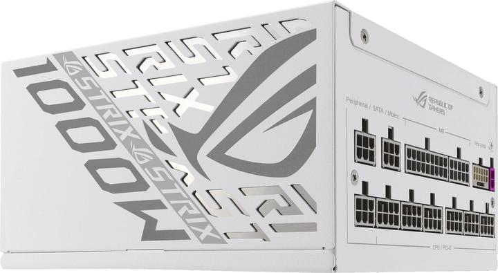 Image du produit ASUS ROG Strix 1000P White Gaming Netzteil, 80+ Platinum, Modular, 135 mm Lüfter (1000 W)