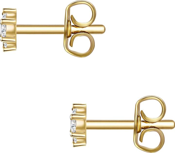 Actual product image Glanzstücke München Ladies Sterling Silver Cubic Zirconia Yellow Gold - 15880 (Sterling Silver)