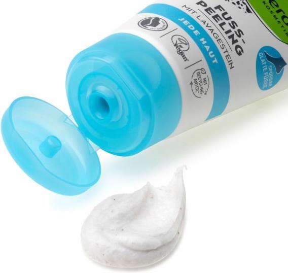 Produktbild dm alverde Fusspeeling mit Lavagestein (Fusscrème & Fussgel, 75 ml)