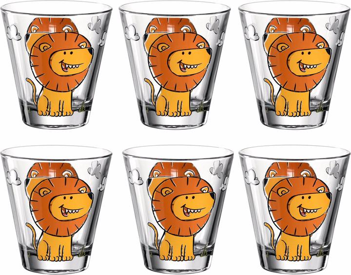 Leonardo Drinking cup Bambini Lion 120 ml, 6 pieces (0.22 l, 6 x)