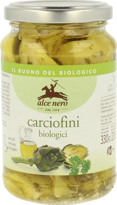 Actual product image Alce Nero Organic artichokes in olive oil (330 g)