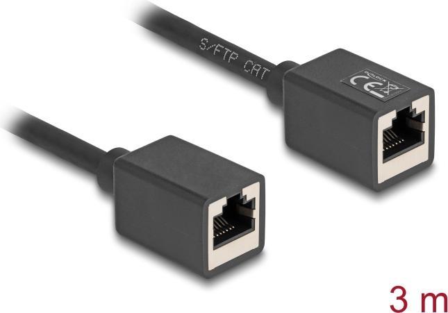 Immagine prodotto Delock Cavo di estensione della rete che accoppia la presa RJ45 a R (S/FTP, CAT6a, 3 m)
