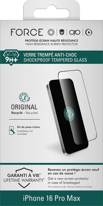 Immagine prodotto Bigben Connected 2.5D Stossfest, Original (1 Pezzo/i, Apple iPhone 16 Pro Max)