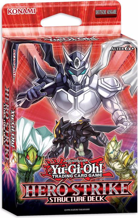 Immagine prodotto Konami Carte da gioco Yu-Gi-Oh! Mazzo Struttura: Colpo dell'Eroe (Tedesco, Pacchetto Booster)