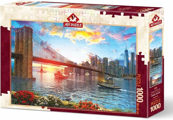 Art Puzzle Artpuzzle Arpuzle Puzzle 1000 Sunset Night in New York (1000 pieces)