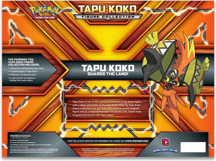 Actual product image Pokémon Tapu Koko Figure Collection Box - EN (English, Box Set & Collection)