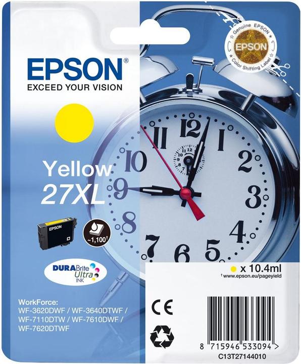 Actual product image Epson 27XL DuraBrite Ultra (Y)