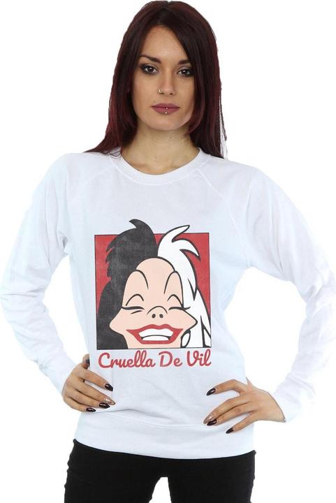 Image du produit Disney - Sweat CRUELLA DE VIL CROPPED HEAD - Femme (S)