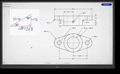 Produktbild NEC MultiSync® CB751Q (3840 x 2160 Pixel, 75")