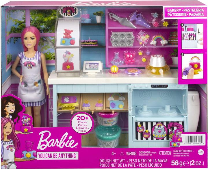 Actual product image Barbie Bakery Playset with Doll and Accessories