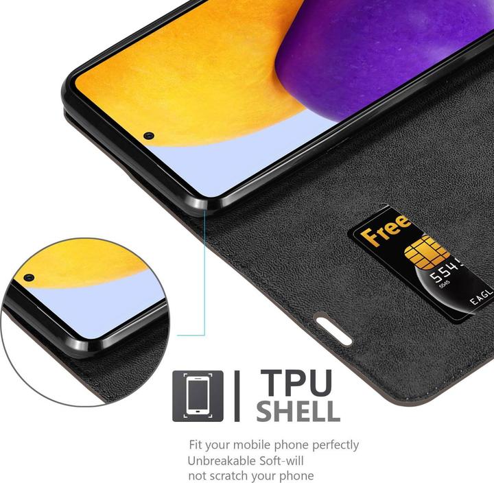 Immagine prodotto Cadorabo Custodia per Samsung Galaxy A73 5G a libro Invis. Stile magnetico (Samsung Galaxy A73 5G)