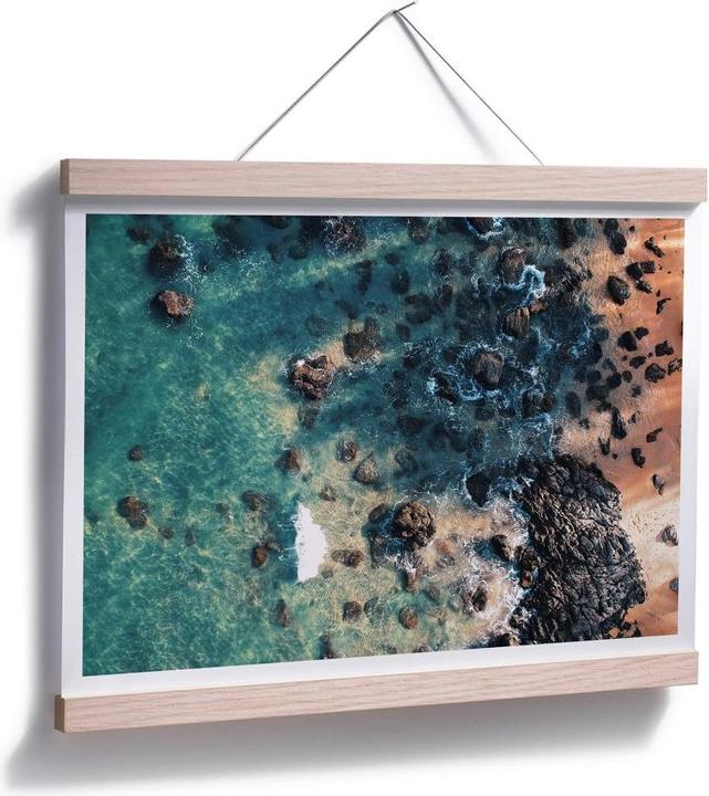 Produktbild Trenddeko Der Blick von oben: Rocky Beach (40 x 30 cm)