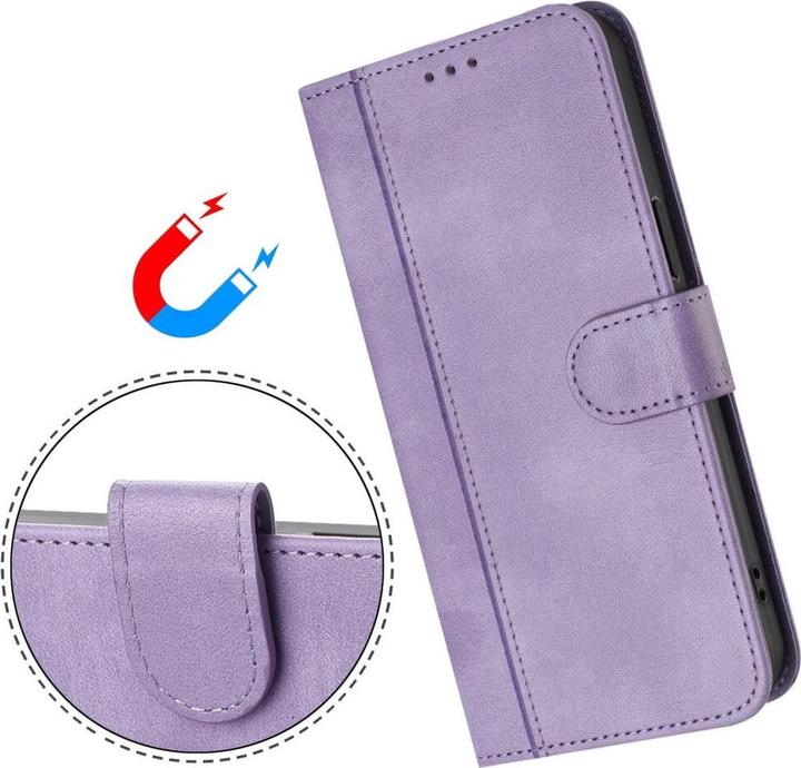 Produktbild Cover-Discount HONOR Magic7 Lite – Wildleder Look Etui im Vintage Design (Honor Magic7 Lite)