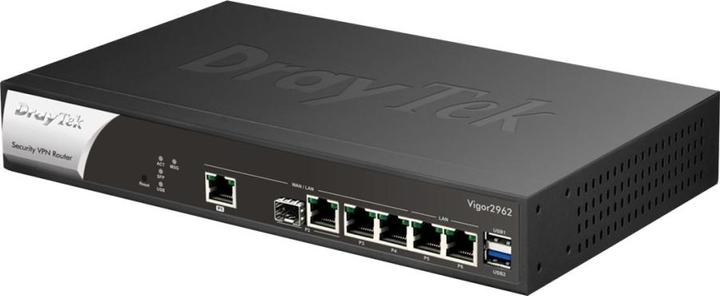 Produktbild Draytek Vigor 2962 Kabelrouter 2.5 Gigabit Ethernet Schwarz, Weiss