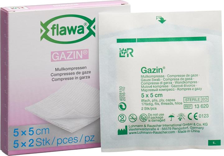 Immagine prodotto Flawa Gazin Mullkompressen 5x5cm steril