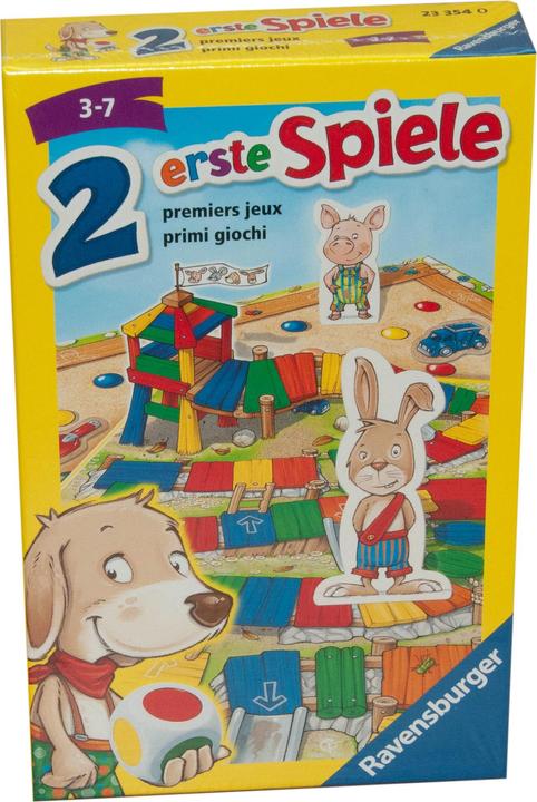 Produktbild Ravensburger Zwei erste Spiele (Deutsch, Französisch, Italienisch)