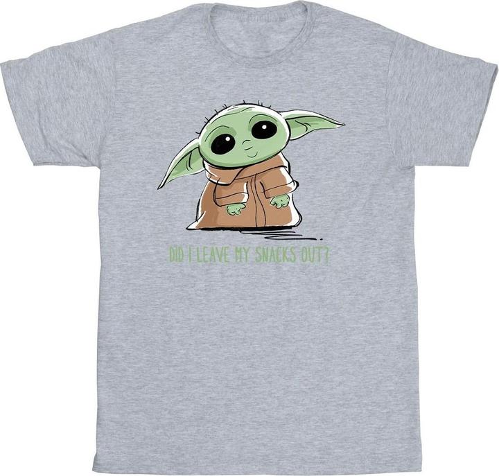Immagine prodotto Star Wars The Mandalorian Grogu Snacks Meme Maglietta Ragazzi (116)