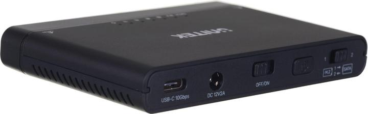 Actual product image Unitek ENCLOSURE USB-C to PCIe/NVMe M.2 SSD + SATA III Adapter with Offline Clone (M.2 2230, M.2 2240)