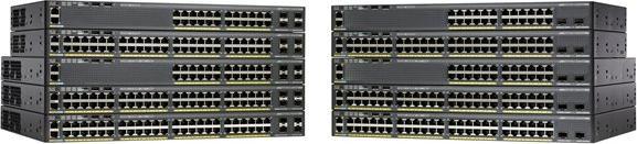 Image du produit Cisco 2960X-48LPS-L : 48 ports LAN Base SW (48 Ports)