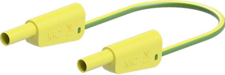 Image du produit Stäubli SLK-4N-S25 Cordon de mesure ( - ) 200 cm Jaune, Vert 1 pce (Ligne de mesure)